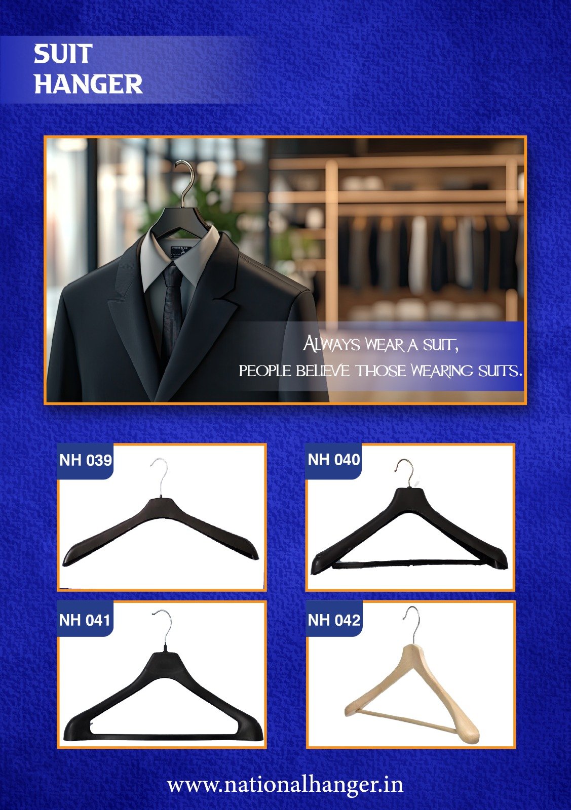Garment hangers and packing materials from National Plastics